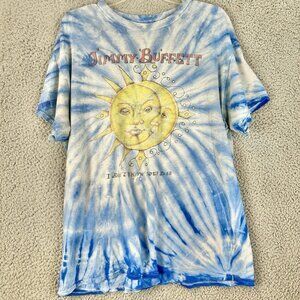 2017 Jimmy Buffett Tie Dye Size Large Heavy Cotton I Don’t Know Tour Distressed